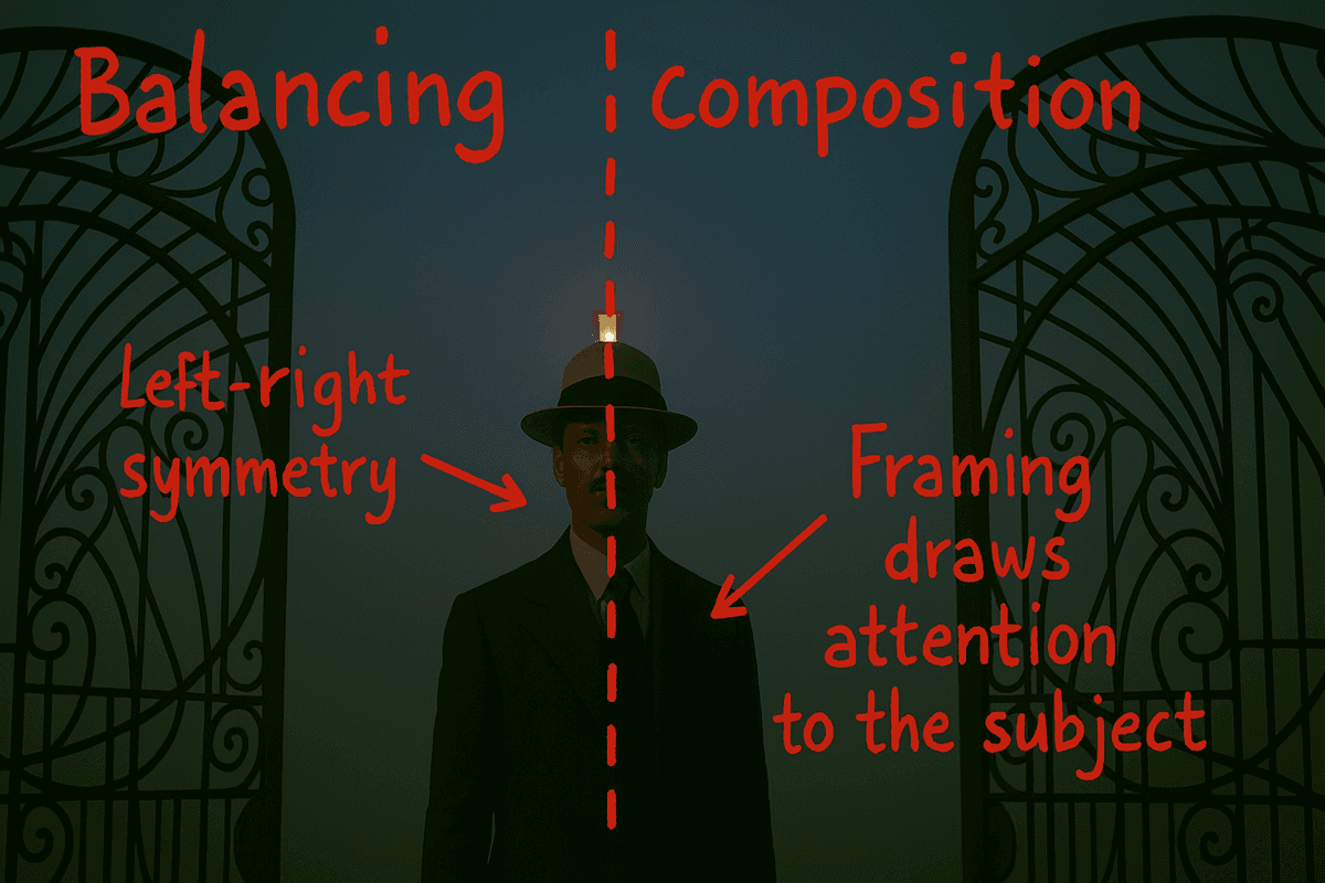 Symmetrical composition in photography
